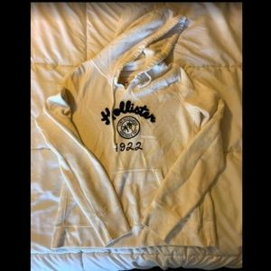 White Hollister Hoodie